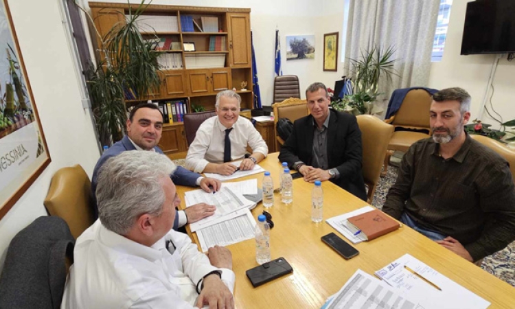 Συνάντηση εργασίας του Δημάρχου Σπάρτης, κ. Μιχάλη Βακαλόπουλου με τον Περιφερειάρχη, κ. Δημήτρη Πτωχό για ΟΧΕ και ΒΑΑ